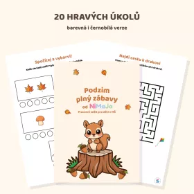 Podzim plný zábavy – pracovní listy pro děti